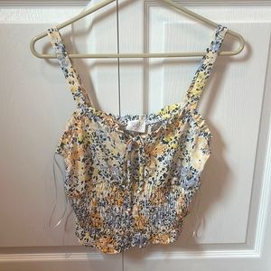 Floral crop tops
